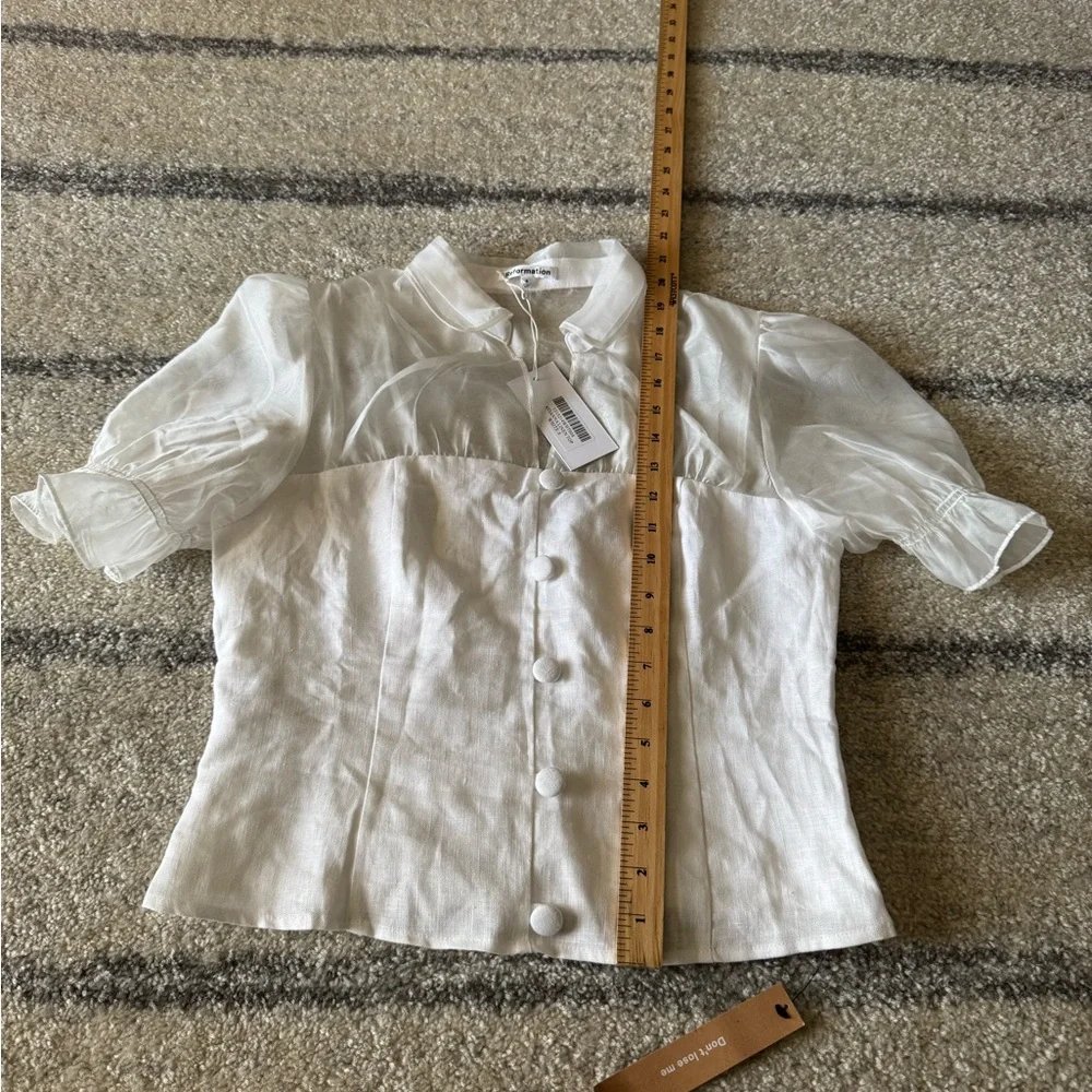 Reformation Button-Up Blouse